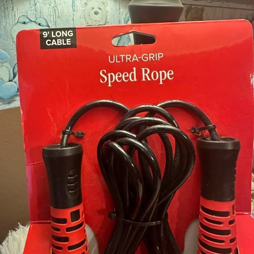 New Balance Red and Black Speed Rope for exercise - Picture 3 of 4
